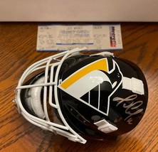 Mario Lemieux Signed Autographed Pittsburgh Penguins Mini Hockey Helmet ... - £235.08 GBP