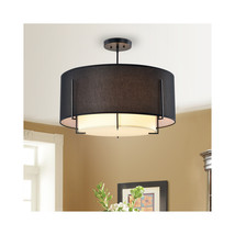 Warehouse of Tiffany CM148-5 Fazlo 5-Light Chandelier Matte Black - $241.42