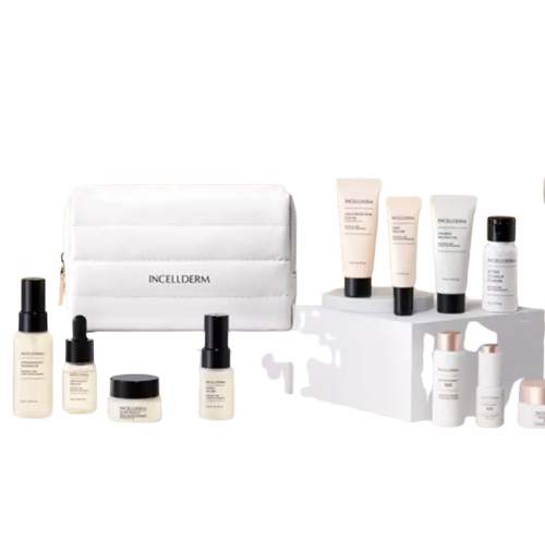 Incellderm ICD Travel Kit 11Pcs Mini Size Skin Care + Pouch Set - $79.98
