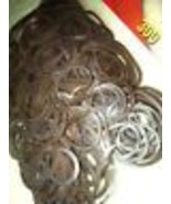 3 PCS LOTS  Brown  Rubber Band Bags 300pc ea. SMALL  CH-200BR - $2.72 CAD
