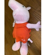 Build A Bear Plush Peppa Pig with Red Dress Stuffed Animal Toy 16” BAB - $14.99