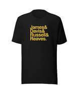 LOS ANGELES LAKERS Star Teammates T-SHIRT Lebron James Davis Russell Rea... - £14.48 GBP+
