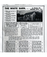 1961 The White Barn Antiques Shop Advertisement Mason City Illinois DWV10 - $35.14 CAD