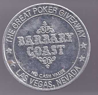 BARBARY COAST HOTEL Las Vegas $1 Gaming Token, vintage - $10.95