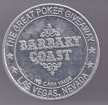 Barbary Coast Hotel Las Vegas $1 Gaming Token, Vintage - £8.59 GBP