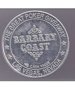 BARBARY COAST HOTEL Las Vegas $1 Gaming Token, vintage - $10.95