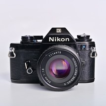 Nikon EM 35mm SLR Film Camera w/Nikon 50mm f/1.8 Lens Kit- **Tested &amp; Wo... - $121.51
