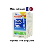 2 Box ALCON TEARS NATURALE FREE 32 Vials (0.8ml/each), Imported from SINGAPURE