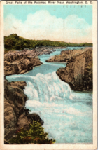 Great Falls of Potomac River Near Washington DC Vintage Postcard  (C) - $5.57