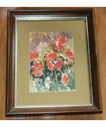 Watercolor of Flowers, Helga Lunkwitz (Ohio Watercolor Society)- 5 x 7 i... - £48.39 GBP