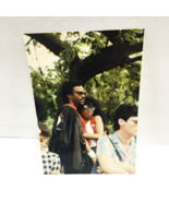 Sexy Stylish Affection African American Couple 1980s Vtg Color Photo OOAK - $33.33 CAD