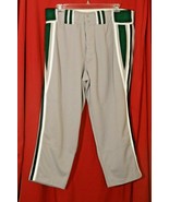 BOOMBAH BASEBALL SOFTBALL Pants  44&quot; waist Short 26&quot; inseam Gray White G... - $15.69 CAD