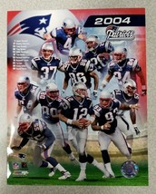 NEW ENGLAND PATRIOTS 2004 PHOTO Tom Brady NFL Official 8&quot;X10&quot; FREE SHIPPING - £10.90 GBP