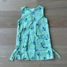 Lilly Pulitzer White Label Green Blue Floral Shift Dress - £18.97 GBP