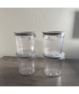 Ninja Creami Breeze 4x 16 Oz Pint Cups Containers - $458.74 MXN