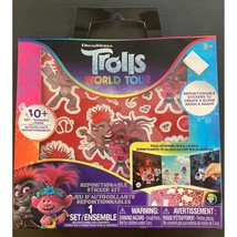 Trolls World Tour Repositionable Sticker Kit Multicolor Kids Birthday Pa... - £4.66 GBP