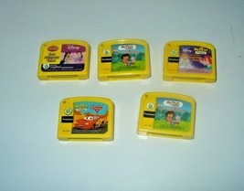 Lot of 5 Leap Frog My First Leap Pad Game Cartridges Yellow Dora, Cars &amp; more - £12.39 GBP