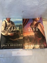Lot Of 2 Lisa T. Bergren Books The Homeward Trilogy Sing Claim Novel - £6.96 GBP