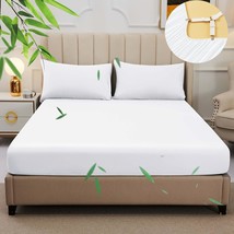 Yiyea 100% Viscose Derived From Bamboo Cooling Fitted Sheet With Pillow,... - $36.99