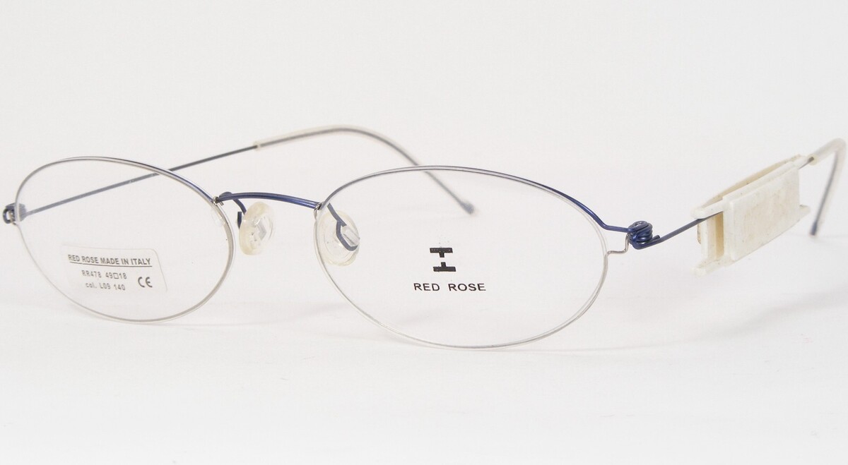 Gafas Vintage ROJAS RR478 L09 Únicas Raras 49-18-140mm Italia - $135.28