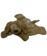 Baby GUND Lovey puppy Spunky Huggybuddy Tan Dog Plush Satin Security Bla... - £22.06 GBP