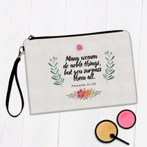 Mom Proverbs 31 : Gift Makeup Bag Christian Mother Family Catholic - £9.58 GBP