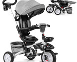 6-In-1 Kids Baby Stroller Tricycle Detachable Children Learning Toy Bike... - $213.99