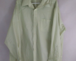 Croft &amp; Barrow Wrinkle Resistant Men&#39;s Greenish Yellow Casual Shirt Size... - $11.63
