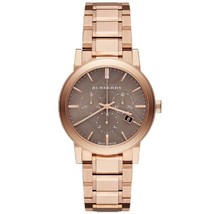 Burberry BU9754 The City Rose Gold-Tone Unisex Watch - £434.37 GBP