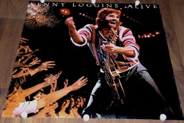 KENNY LOGGINS ALIVE PROMO POSTER VINTAGE 1980 CBS RECORDS  - $164.99