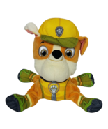 Paw Patrol Rubble Construction Puppy Dog Plush 7&quot; - £18.61 GBP