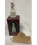 1990 PRECIOUS MOMENTS ONCE UPON A HOLY NIGHT THIMBLE #523844 - £4.27 GBP