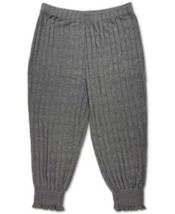 MSRP $44 Full Circle Trends Trendy Plus Size Smocked-Cuff Joggers Gray Size 1X - £11.07 GBP