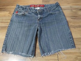 Mudd Jeans Vintage Y2K Jean Short Shorts Size 9 Denim Stretch - £13.45 GBP