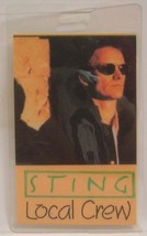 STING / THE POLICE - TOUR 1994 - VINTAGE ORIGINAL LAMINATE TOUR BACKSTAG... - £11.96 GBP