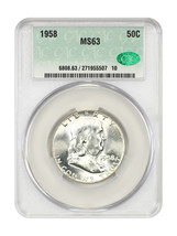 1958 50C CACG MS63 - $45.83