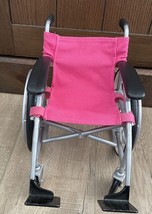 Battat Our Generation Dolls Wheelchair Pink Wheel Chair OG American Girl - £11.76 GBP