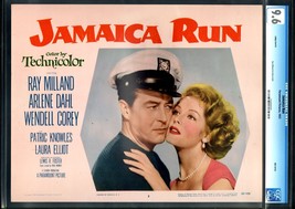 JAMAICA RUN-RAY MILLAND/ARLENE DAHL-LOBBY CARD #2-1953-CGC 9.6-NM NM - $66.69