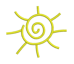 Sun machine embroidery designs – instant download - $1.49