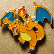 Charizard Enamel Pin Official Pokemon TCG Collectible Lapel Badge Brooch - $13.54