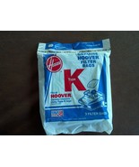 Genuine HOOVER Spirit Vacuum Bag Style K  #4010028K 3 pack  NEW! - £4.57 GBP