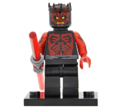 Darth Maul With Lightsaber Minifigures Star Wars The Phantom Menace Block - - $2.99