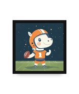 Blaze the End-Zone Bronco Canvas by Dancing Littles Jungle - $50.50 CAD+