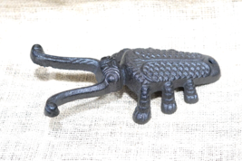 Cast Iron Bug Beetle Figural Boot Jack Tool  Shoe Horn Bootjack Farm Mud... - £15.70 GBP