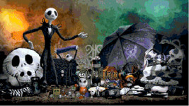 new THE NIGHTMARE BEFORE CHRISTMAS ALL JACK Counted Cross Stitch PATTERN - £3.66 GBP