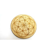 BAMBOO Flower of Life Grid Board 5 inch Healing Crystals Protection Bles... - $28.40 CAD
