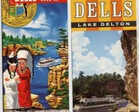 Wisconsin Dells &amp; Lake Delton Brochures with Map Family Attractions  - £14.21 GBP