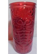 Drinkville Red Colored Tiki Glass Bar Hawaii Cocktail Tumbler - $198.16 MXN