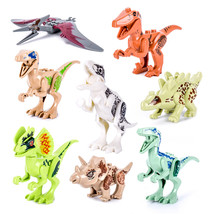 8PCS Jurassic Dinosaur collection assembled Lego toy gifts - $17.99