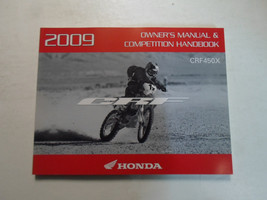 2009 HONDA CRF450X MOTORCYCLE Owners Manual Competition Handbook NEW Fac... - £70.61 GBP